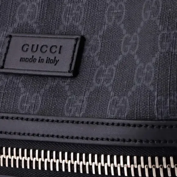 Gucci Web Strap Front Zip Messenger Bag #222328G12B - Picture 6 of 7